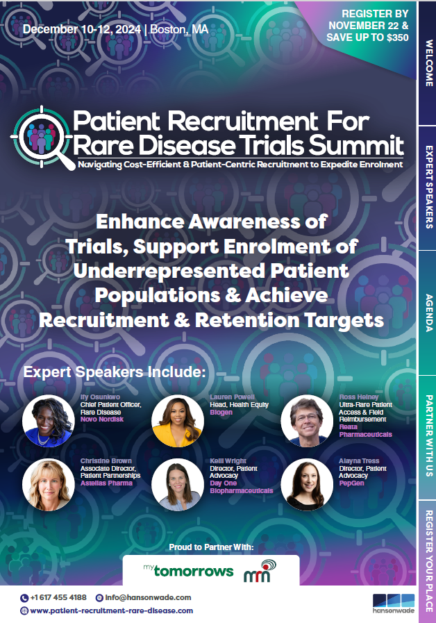 Patient Recruitment for Rare Disease Trials Summit 2024